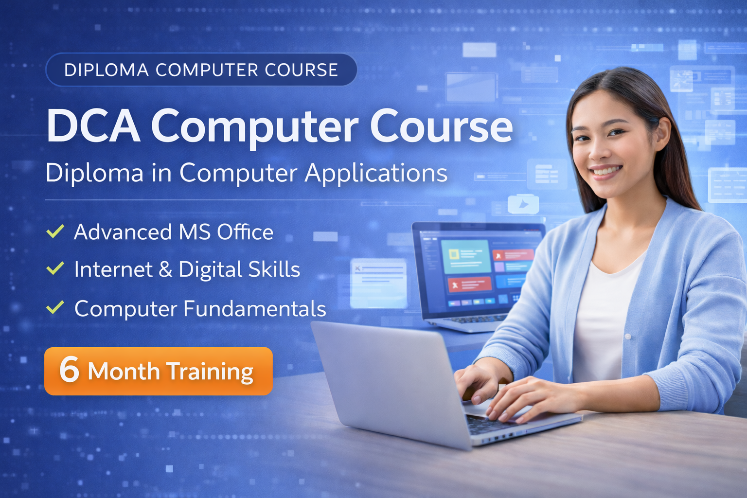 DCA Computer Course – Diploma in Computer Applications